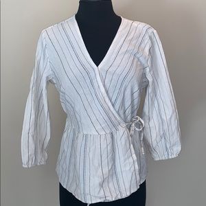 New! Crisscrossed Blouse
